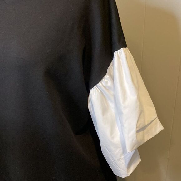 NWT Gracia Small Midi Dress Short Ruffle Sleeves - Picture 2 of 5